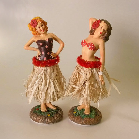Vintage Hula Girls