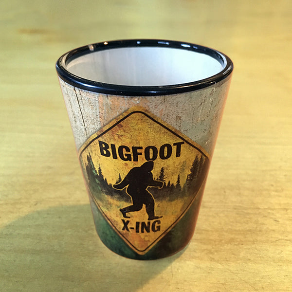 Paranormal Shot Glass Ghost Supernatural Bigfoot Sasquatch Yeti Loch N –  Crypt Culture